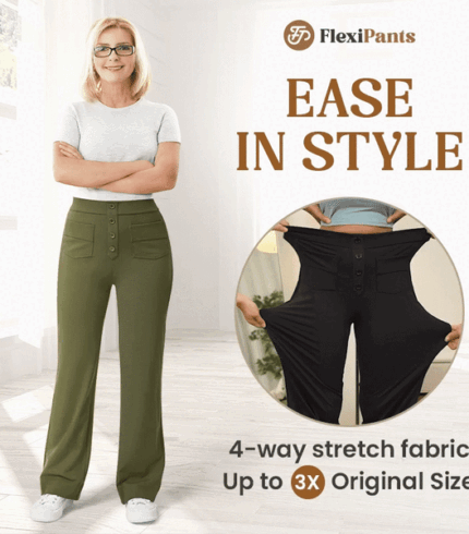 FlexiPants - Women's Casual High Waist Stretch Pants