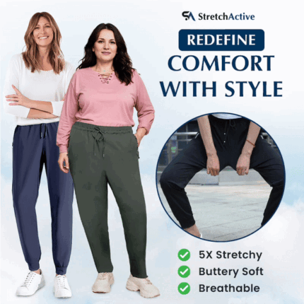 StretchActive - Women's Ultra Stretch Breathable Casual Pants