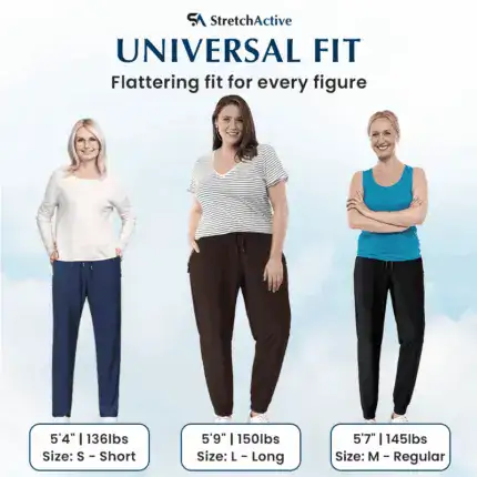 StretchActive - Women's Ultra Stretch Breathable Casual Pants