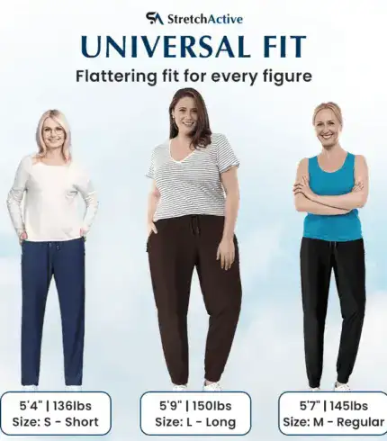 StretchActive - Women's Ultra Stretch Breathable Casual Pants