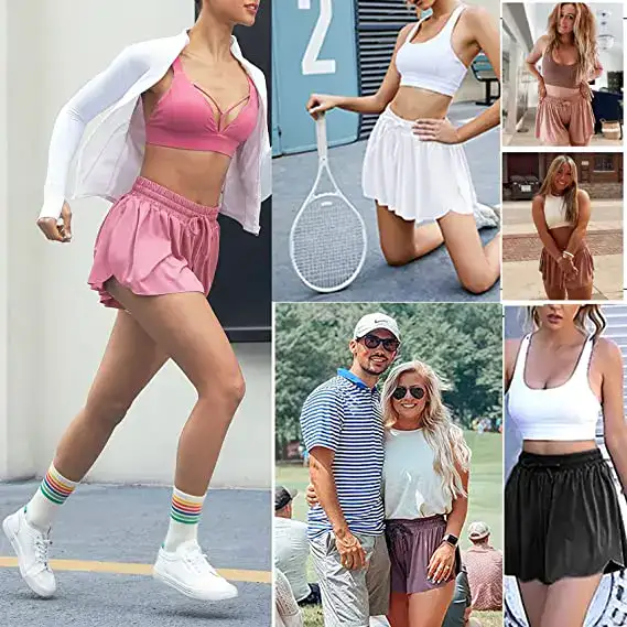 Flowy fitness shorts