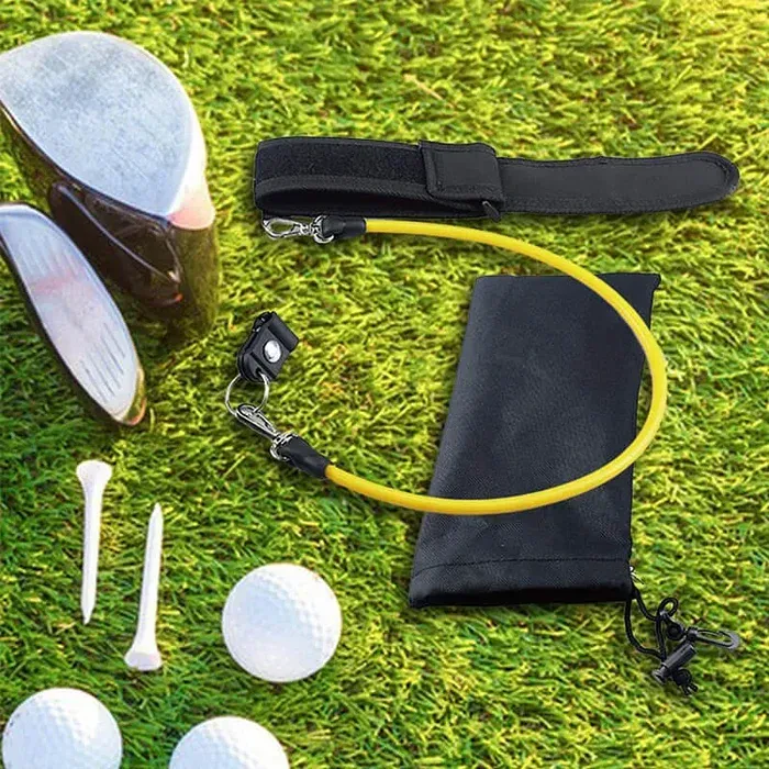 Yellow golf training device
